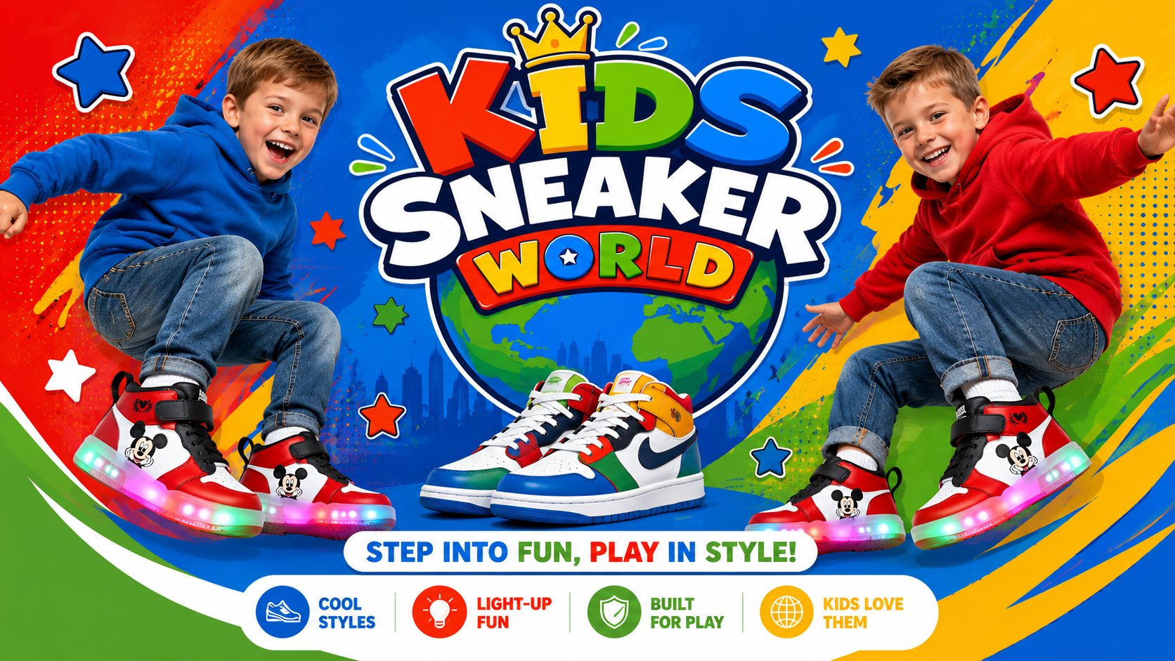 Kids Sneaker World — Step Into Fun, Play In Style
